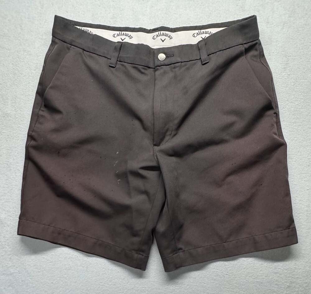 Callaway Men's Brown Performance Golf Shorts Size 34
